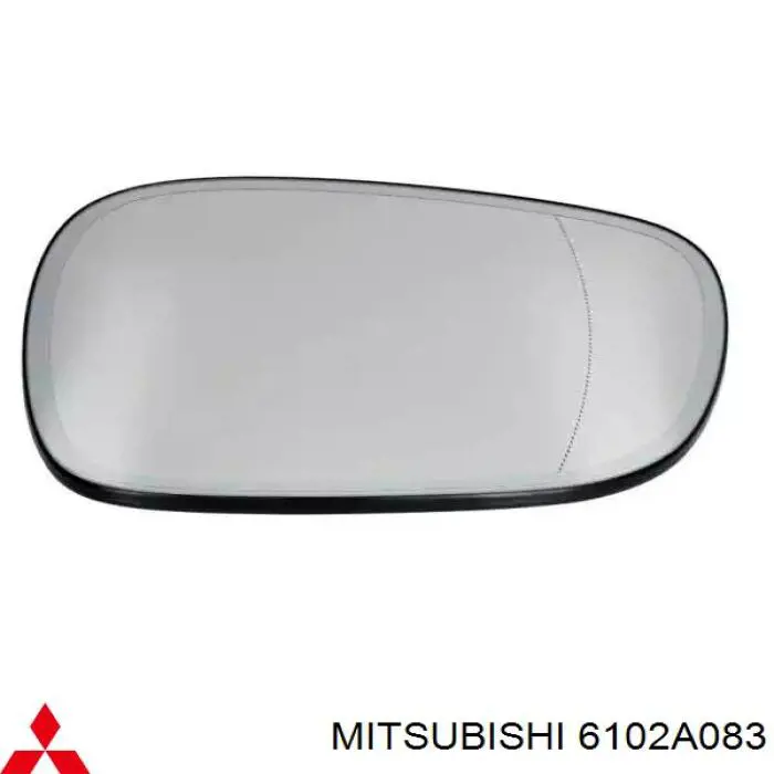 6102A083 Mitsubishi стекло лобовое