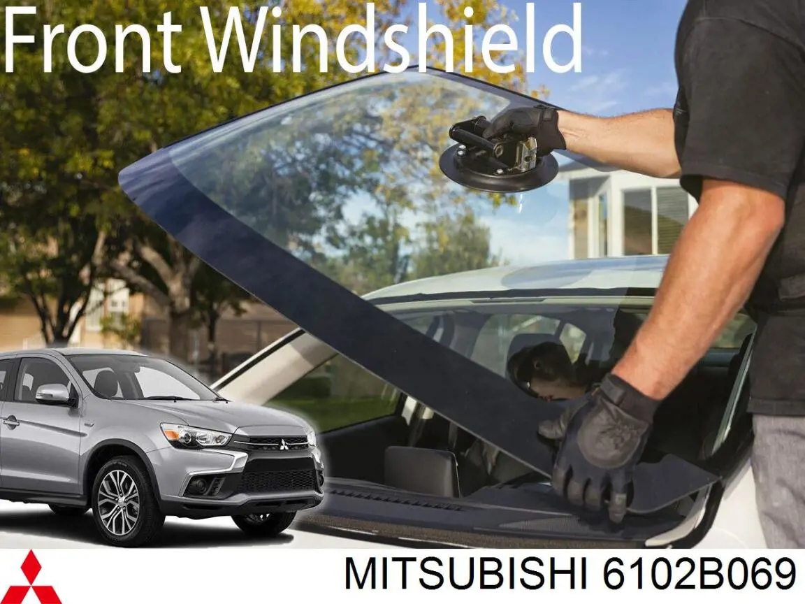 1607869480 Mitsubishi лобовое стекло