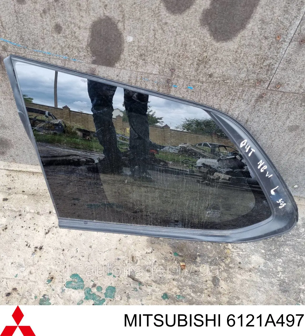 Стекло багажника, левое Mitsubishi 6121A497 цена, от 66.31 USD