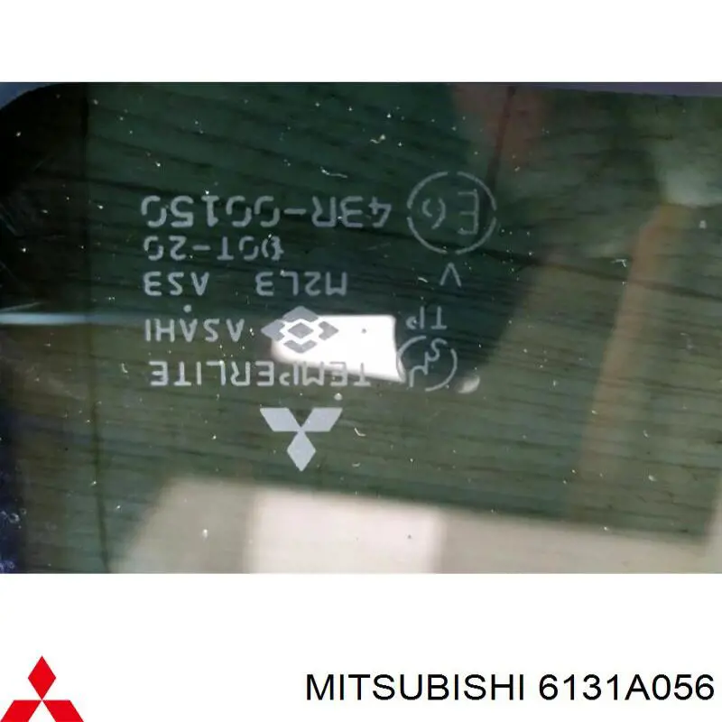 Стукло багажника, правое Mitsubishi 6131A056 цена, от 55.30 USD