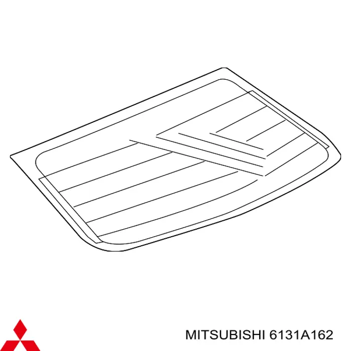 Заднее автостекло Mitsubishi 6131A162 цена, от 122.89 USD