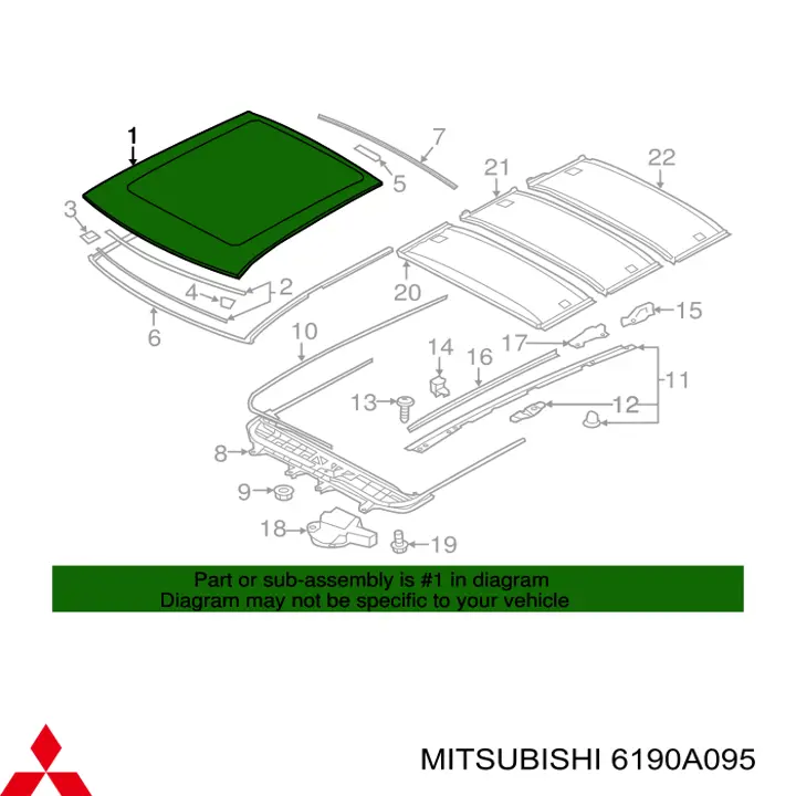  6190A095 Mitsubishi