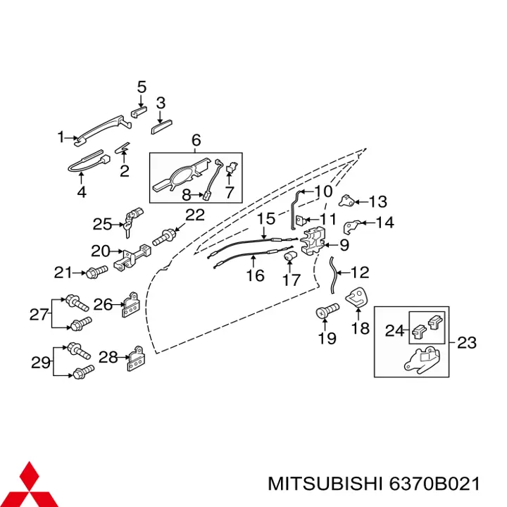 6370B021 Mitsubishi