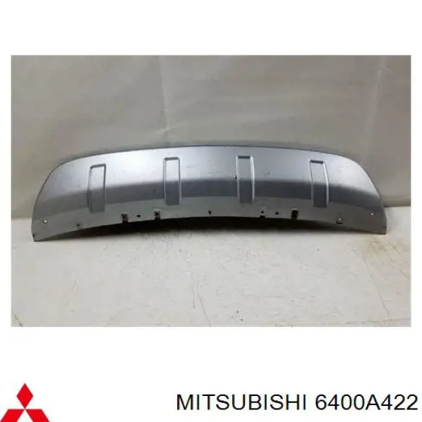 6400A422 Mitsubishi накладка бампера переднего центральная