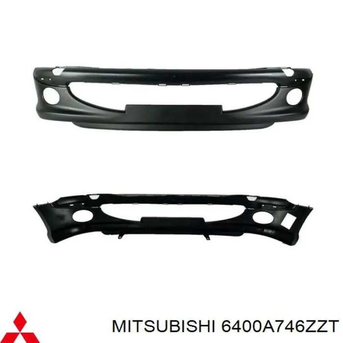 Бампер на авто Mitsubishi 6400A746ZZT цена, от 97.76 USD