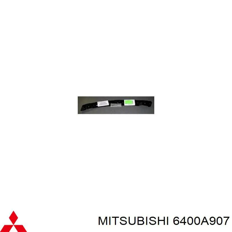 6400A907 Mitsubishi guia do pára-choque dianteiro esquerdo