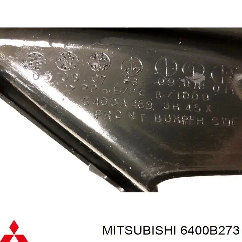 Купить 6400B273 Chrysler Накладка бампера переднего левая