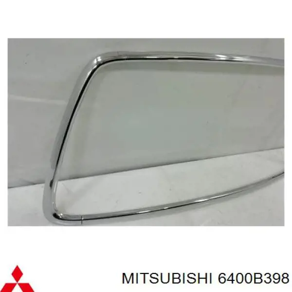 Placa sobreposta (carcaça) de grelha do radiador para Mitsubishi Lancer (CY_A, CZ_A)