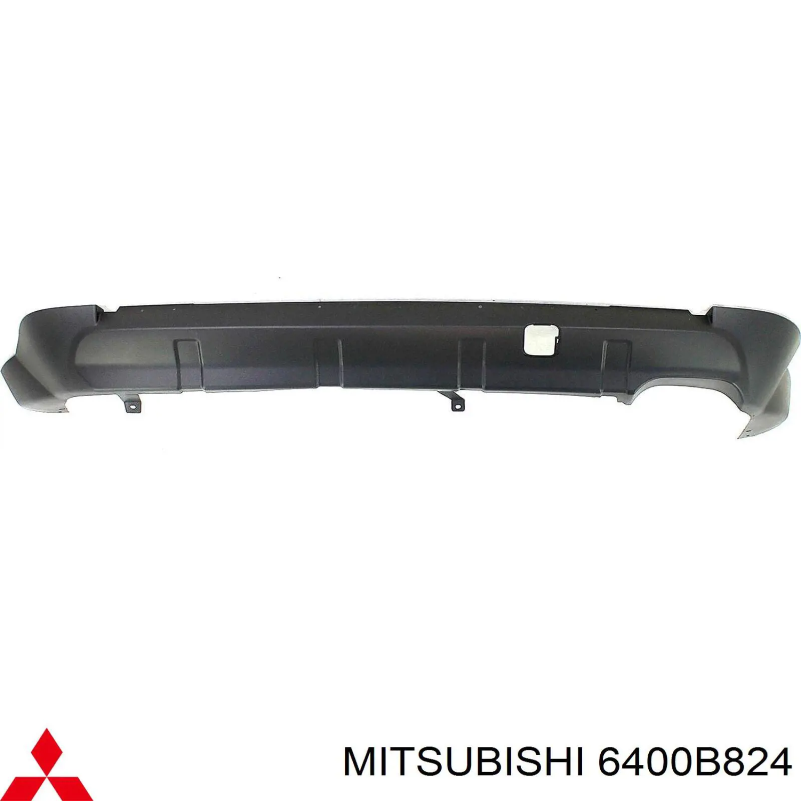 6400D870 Mitsubishi передний бампер