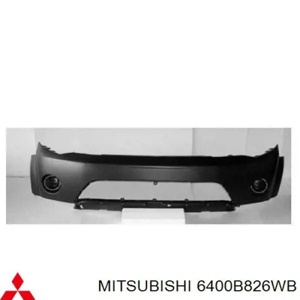 6400B826WB Mitsubishi передний бампер