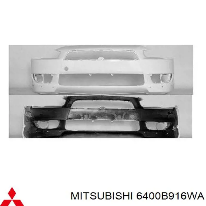 Бампер на авто Mitsubishi 6400B916WA цена, от 2459.51 UAH