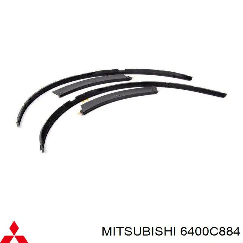 6400C884 Mitsubishi Кронштейн крепления бампера переднего правый