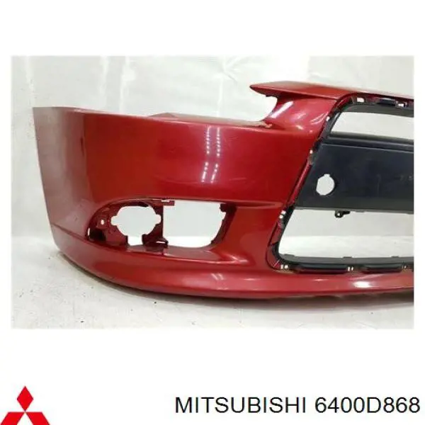 Передний бампер на Mitsubishi Lancer X SPORTBACK 