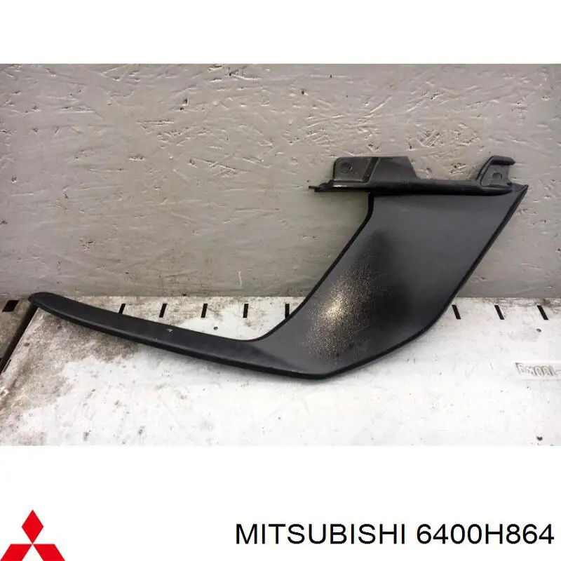 6400H864 Mitsubishi placa sobreposta direita do pára-choque dianteiro