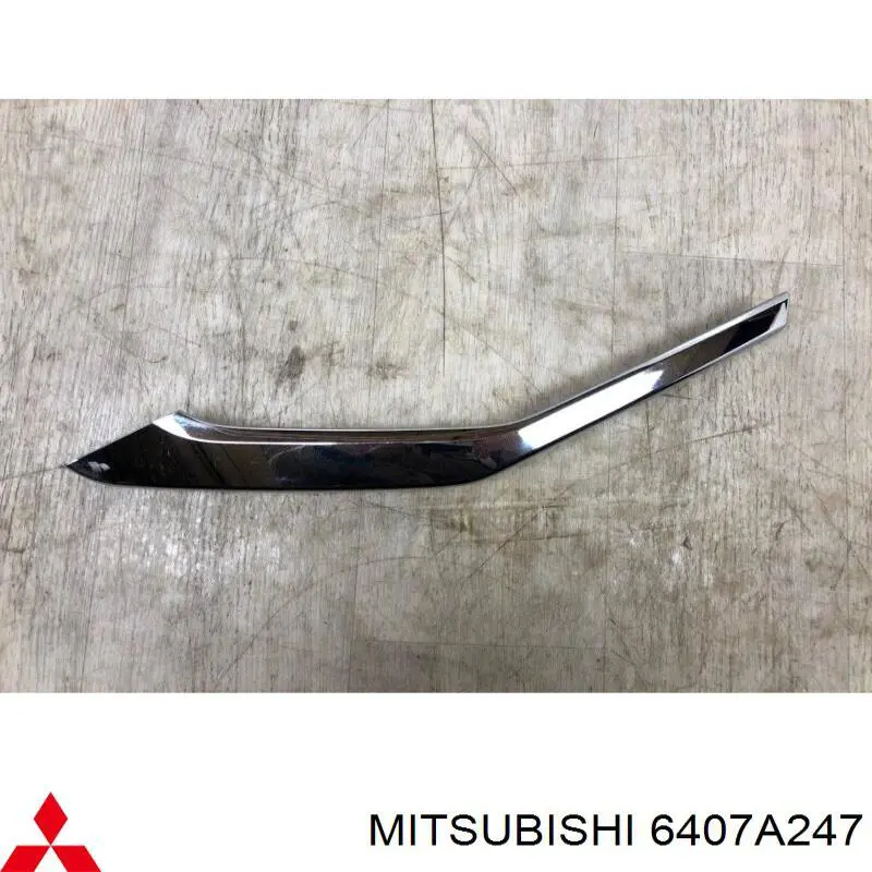 Moldura esquerda do pára-choque dianteiro para Mitsubishi Eclipse (GK)