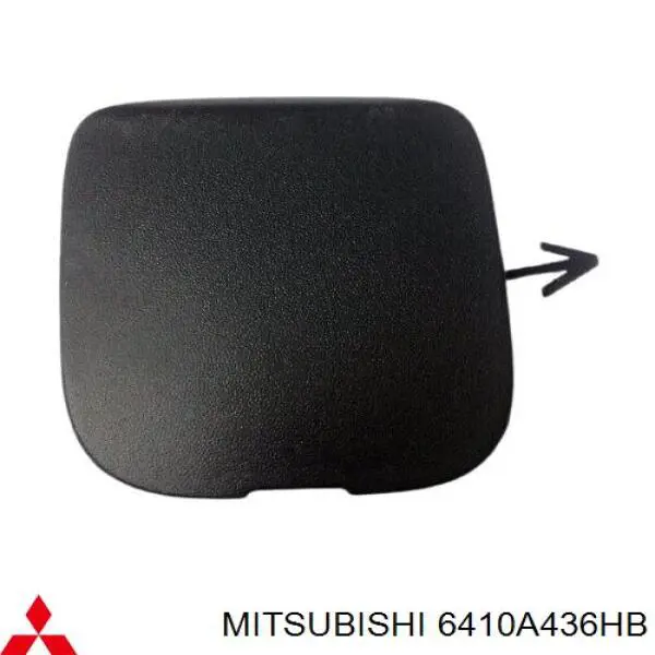 Tampão traseiro do pára-choque do gancho de reboque para Mitsubishi Lancer (CY_A, CZ_A)