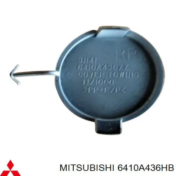 Tampão traseiro do pára-choque do gancho de reboque Mitsubishi 6410A436HB preço, a partir de 12,08 USD