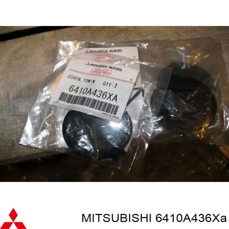 Заглушка бампера буксировочного крюка задняя MITSUBISHI 6410A436XA