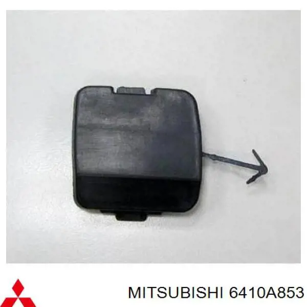 Заглушка бампера буксировочного крюка задняя 6410A853 Mitsubishi