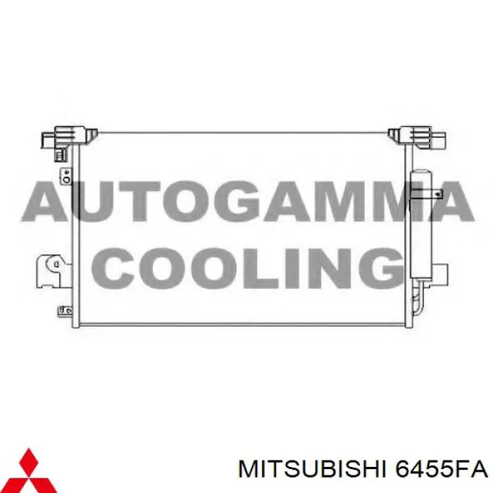 Радиатор кондиционера 6455FA Mitsubishi