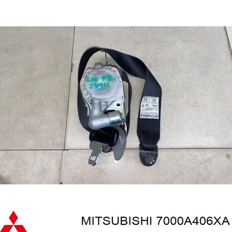 Ремень безопасности передний правый Mitsubishi 7000A406XA