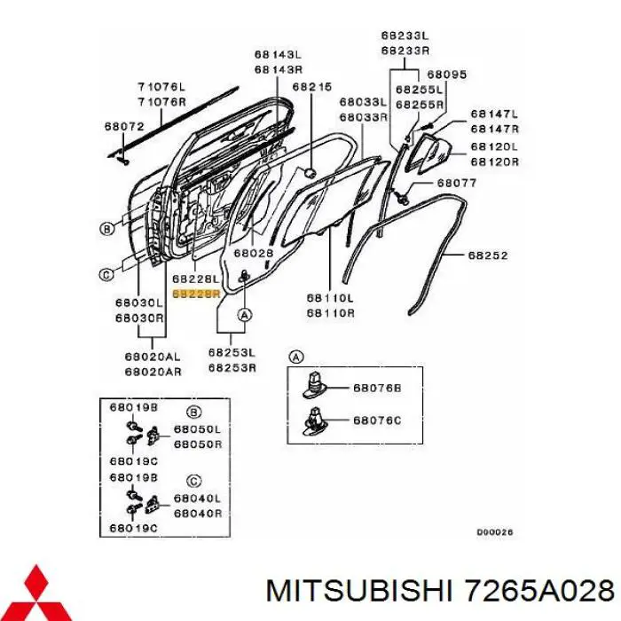 7265A028 Mitsubishi 