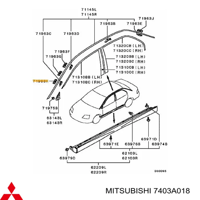  7403A018 Mitsubishi