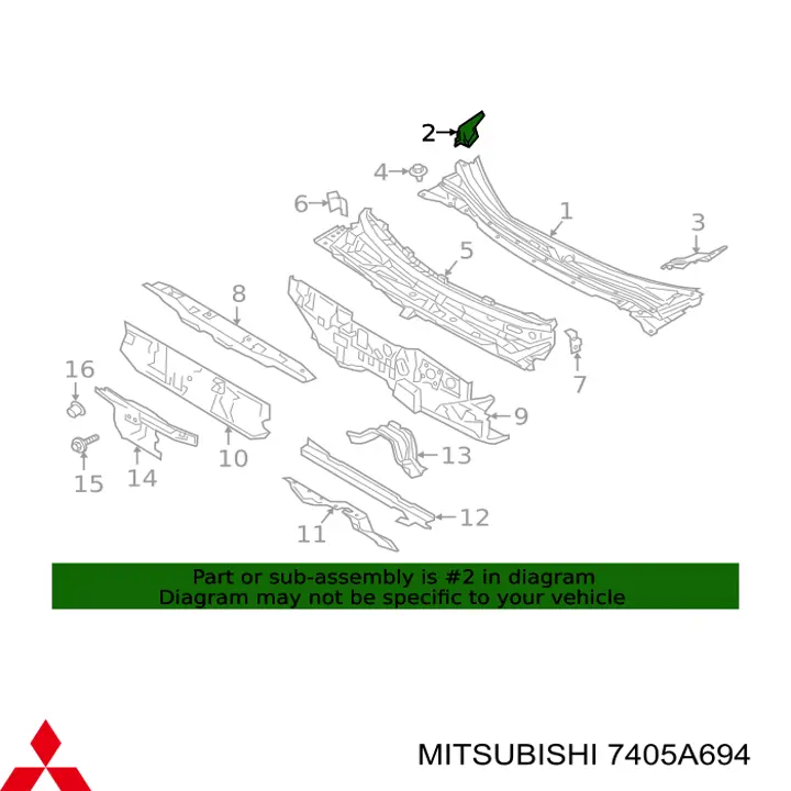 7405A694 Mitsubishi 