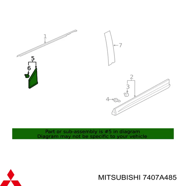 7407A485 Mitsubishi 