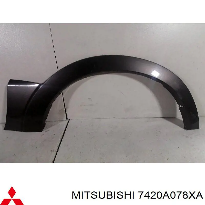 Молдинг арки крыла переднего, правый Mitsubishi 7420A078XA цена, от 151.32 USD