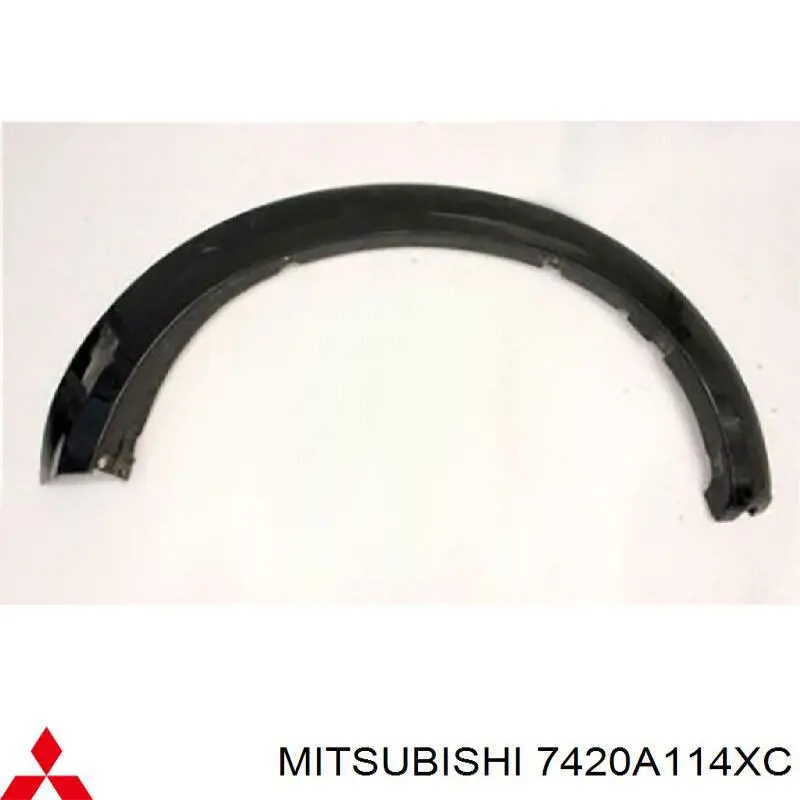 Расширитель (накладка) арки заднего крыла правый 7420A114XC Mitsubishi