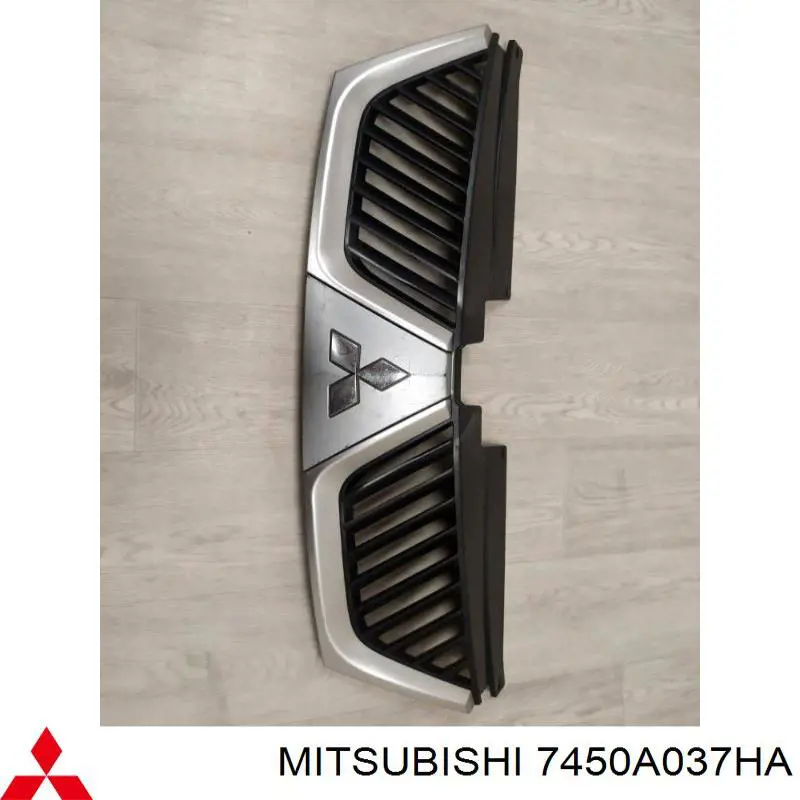 7450A037HA Mitsubishi grelha do radiador