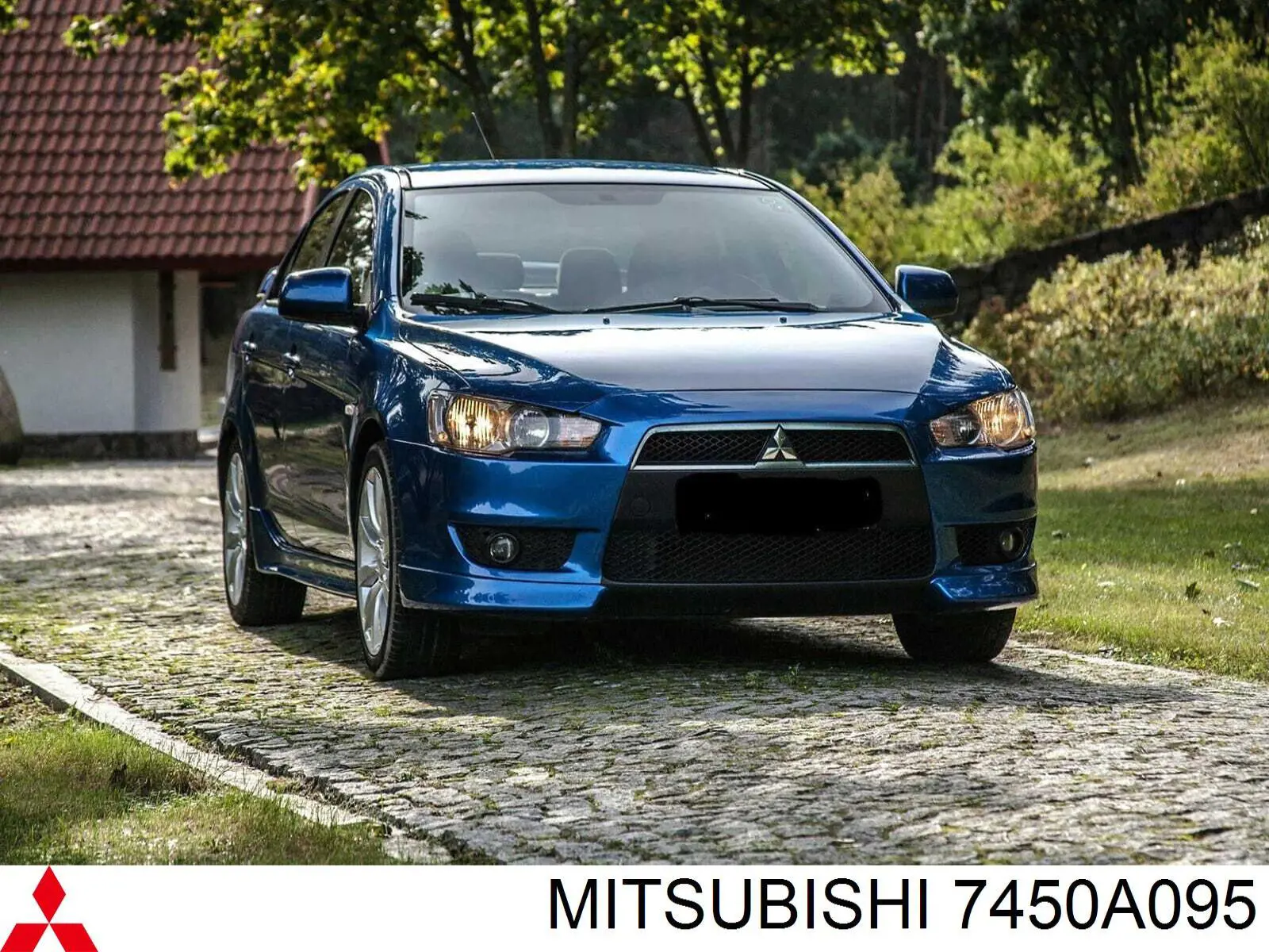 7450A095 Mitsubishi grelha do radiador