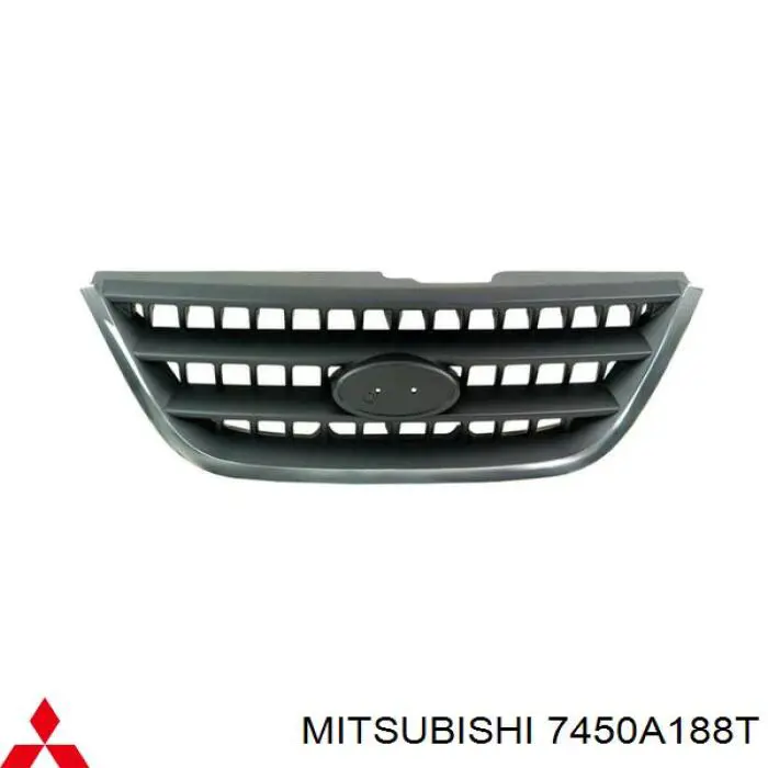 7450A188T Mitsubishi Решетка радиатора левая