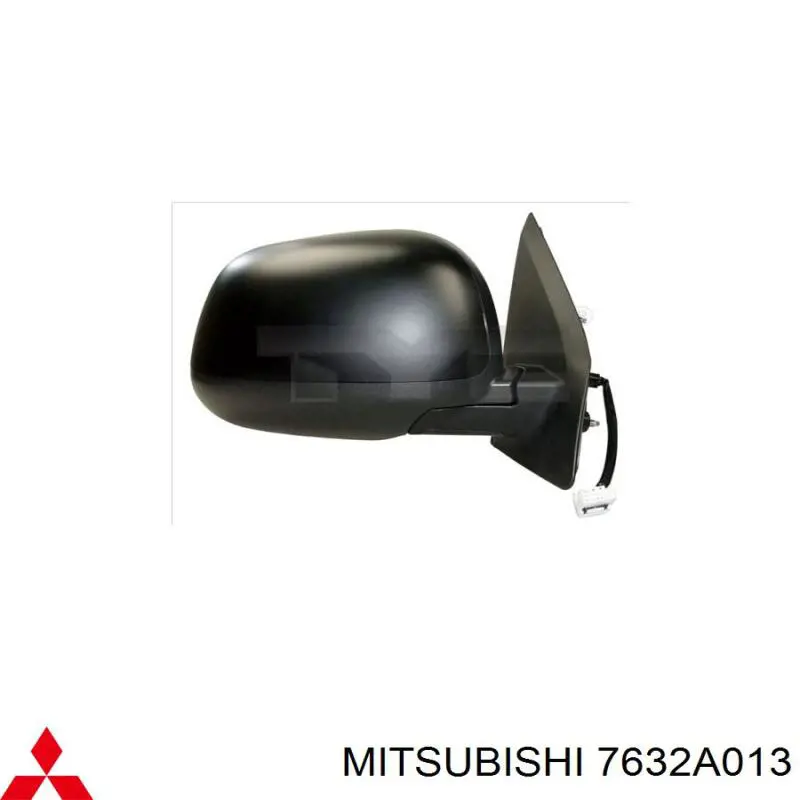 Накладка (крышка) зеркала заднего вида левая 7632A013 Mitsubishi