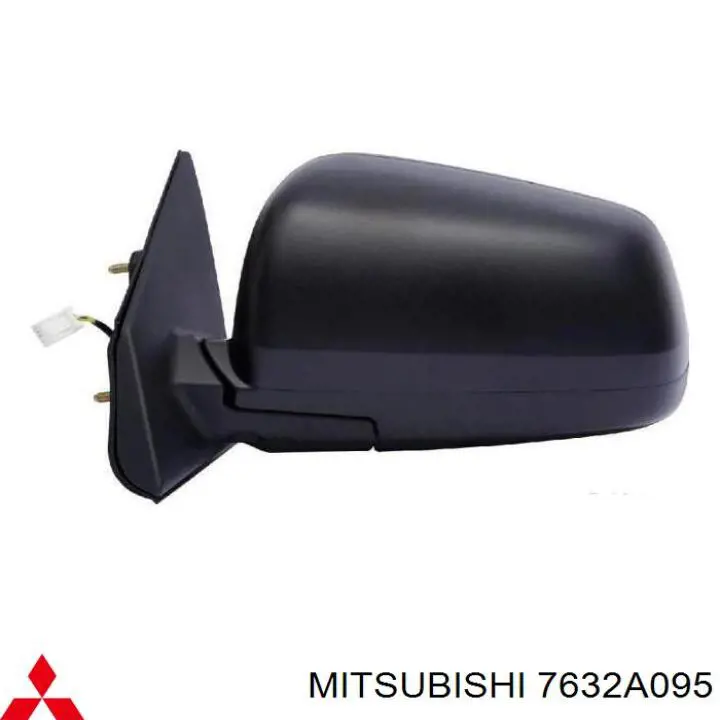 Зеркало заднего вида левое 7632A095 Mitsubishi