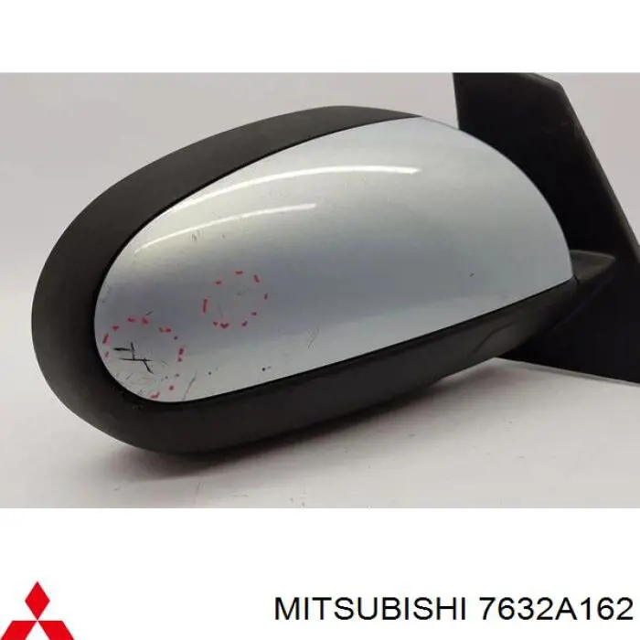 Espelho de retrovisão direito para Mitsubishi Colt (Z3A)