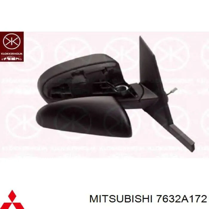 Наружное зеркало правое Mitsubishi 7632A172 цена, от 3077.34 UAH