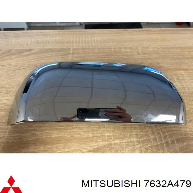 7632A479 Mitsubishi накладка (крышка зеркала заднего вида левая)