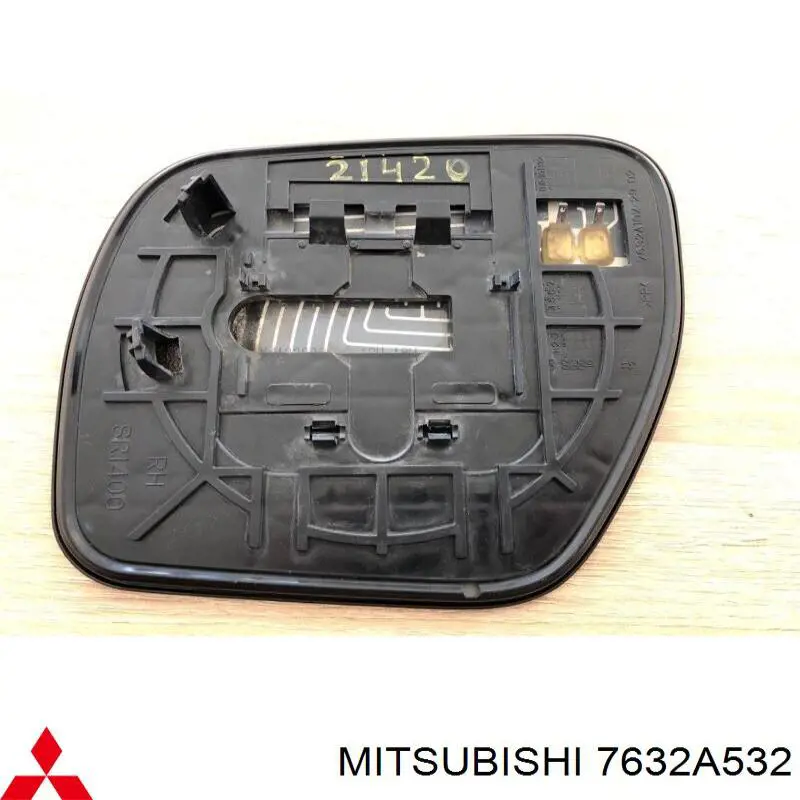 Стекло зеркала заднего вида, правого Mitsubishi 7632A532 цена, от 28.25 USD