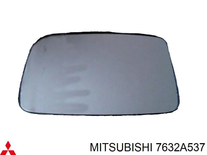 Зеркальный элемент зеркала заднего вида левого Mitsubishi 7632A537