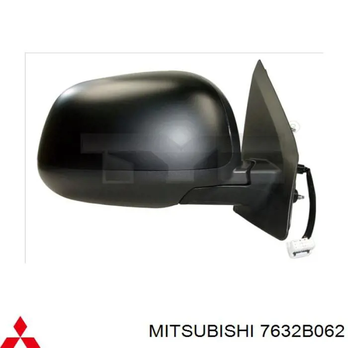 7632B062 Mitsubishi зеркало заднего вида правое