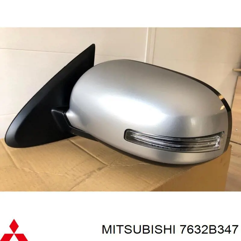 Зеркало заднего вида левое Mitsubishi 7632B347