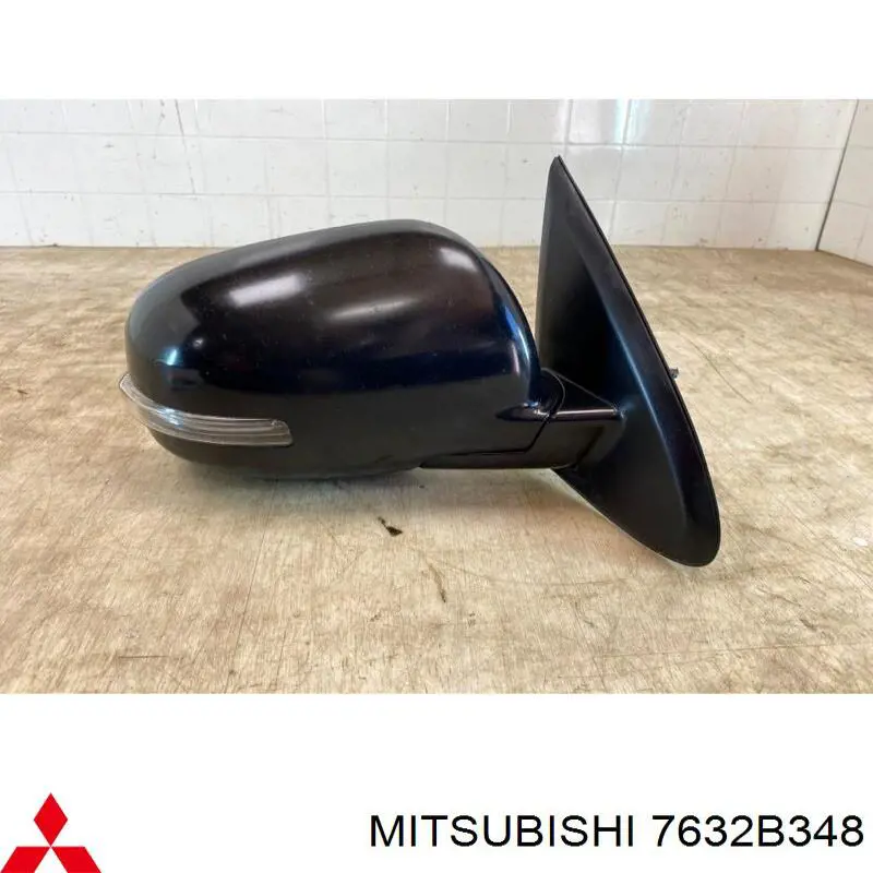 Купить 7632B348 Mitsubishi Боковое зеркало заднего вида правое