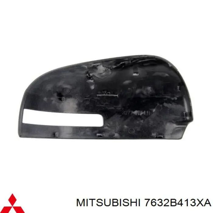 7632B413XA Mitsubishi Накладка зеркала заднего вида, левая