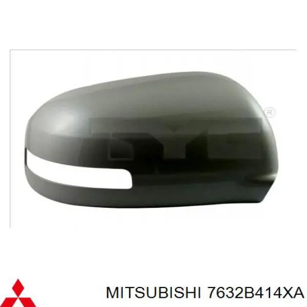7632B414XA Mitsubishi накладка (крышка зеркала заднего вида правая)