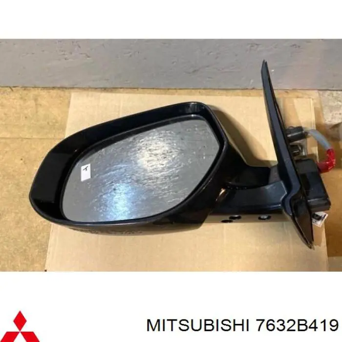 7632B419 Mitsubishi зеркало заднего вида левое