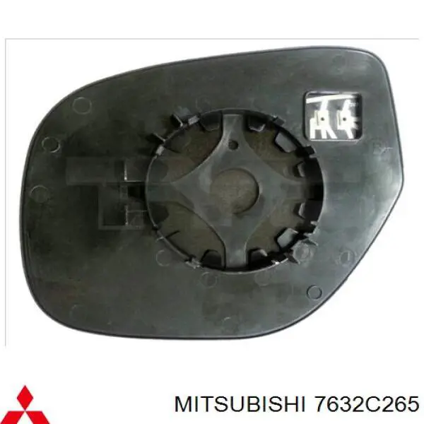 7632C265 Mitsubishi Зеркальный элемент левого зеркала заднего вида