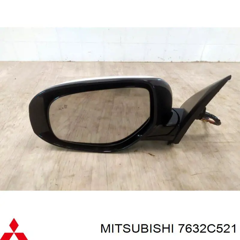 7632C521 Mitsubishi Зеркало заднего вида левое