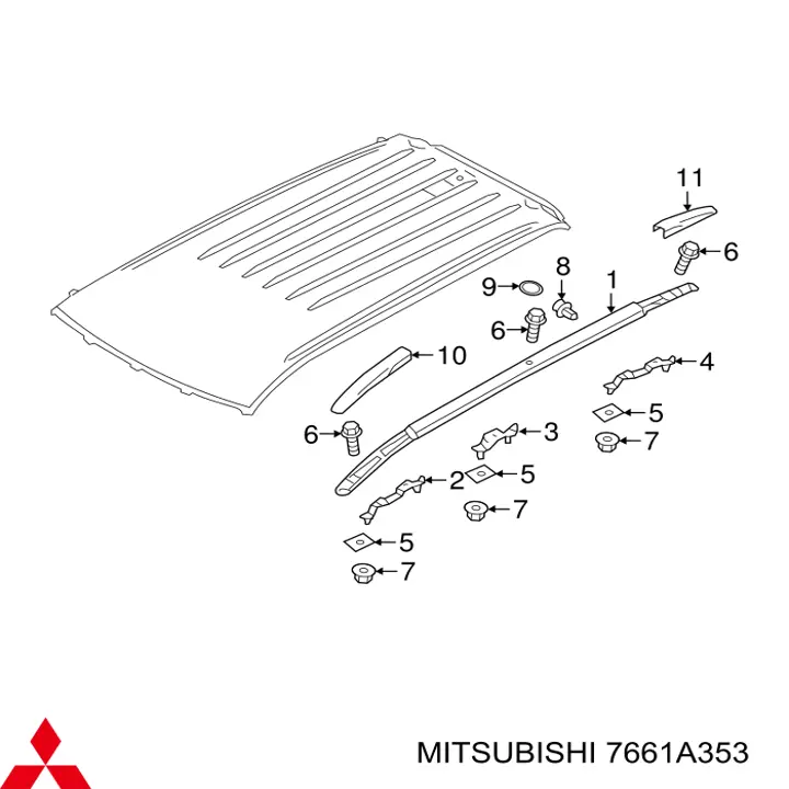 7661A353 Mitsubishi 